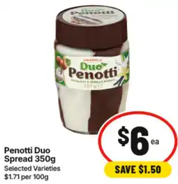 IGA Penotti Duo Spread offer