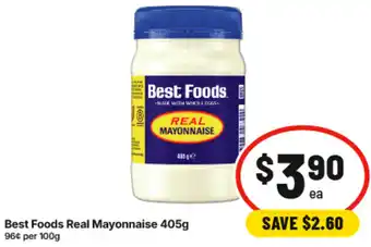IGA Best Foods Real Mayonnaise offer