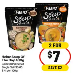 IGA Heinz Soup Of The Day offer