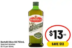IGA Bertolli olive oil offer