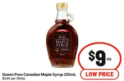 IGA Queen pure canadian maple syrup offer