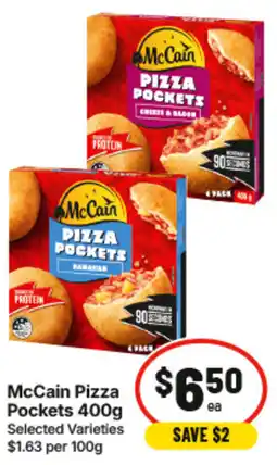 IGA McCain Pizza Pockets offer
