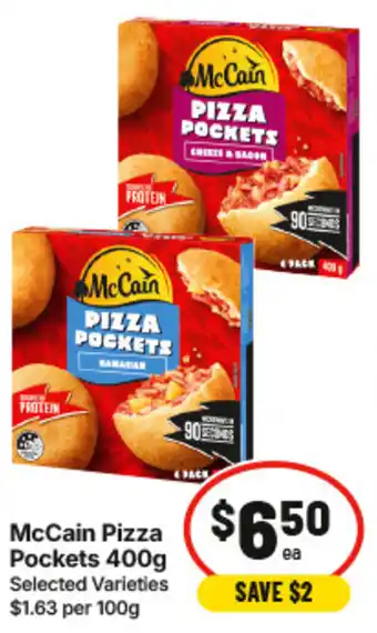 IGA McCain Pizza Pockets offer