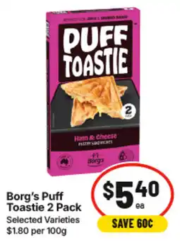 IGA Borgs Puff Toastie offer