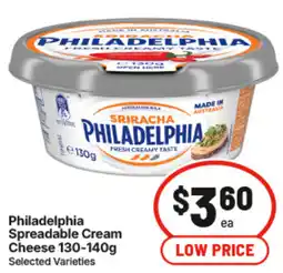 IGA Philadelphia Spreadable Cream Cheese offer