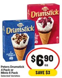 IGA Peters Drumstick or Minis offer