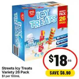 IGA Streets Icy Treats Variety offer