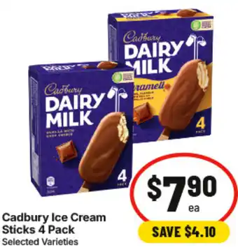 IGA Cadbury Ice Cream Sticks offer