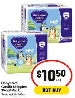 IGA BabyLove Cosifit Nappies offer