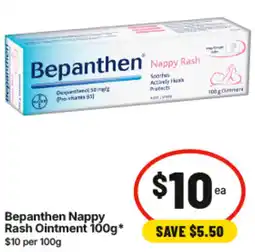 IGA Bepanthen Nappy Rash Ointment offer