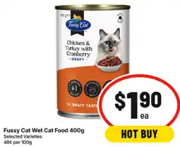 IGA Fussy Cat Wet Cat Food offer