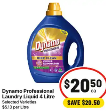 IGA Dynamo Professional Laundry Liquid offer