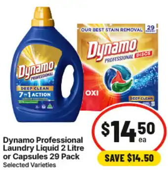 Dynamo Professional Laundry Liquid or Capsules