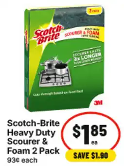 IGA Scotch Brite Heavy Duty Scourer & Foam offer