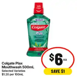 IGA Colgate plax mouthwash offer