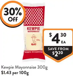 Foodworks Kewpie Mayonnaise offer