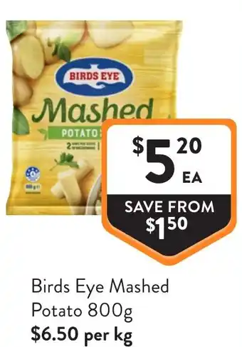 Foodworks Birds Eye Mashed Potato offer
