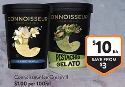 Foodworks Connoisseur Ice Cream offer