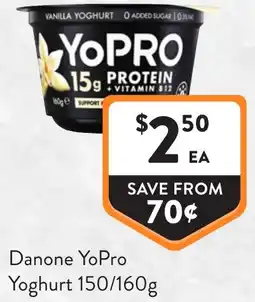 Foodworks Danone YoPro Yoghurt offer