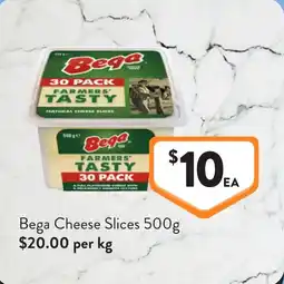 Foodworks Bega Cheese Slices offer