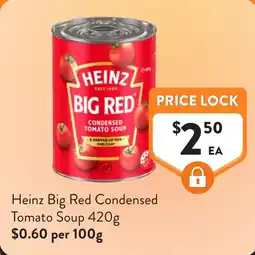 Foodworks Heinz Big Red Condensed Tomato Soup offer