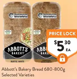 Foodworks Abbotts Bakery Bread offer