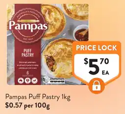 Foodworks Pampas Puff Pastry offer