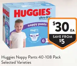 Foodworks Huggies Nappy Pants offer
