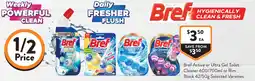 Foodworks Bref Active or Ultra Gel Toilet Cleaner l or Rim Block offer