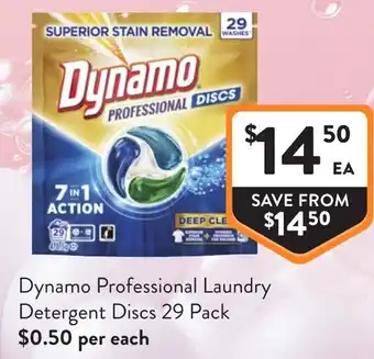 Foodworks Dynamo Professional Laundry Detergent Discs offer