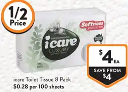 Foodworks Icare toilet tissue offer