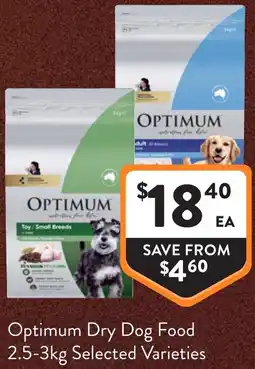Foodworks Optimum Dry Dog Food offer