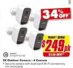 The Good Guys 2K Outdoor Camera 4 Camera offer
