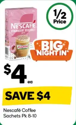Woolworths Nescafé Coffee Sachets offer