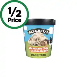 Woolworths Ben & Jerry’s Sundae or Ice Cream Tub 427-458ml offer