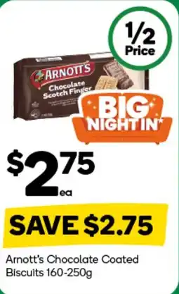 Woolworths Arnotts Chocolate Coated Biscuits offer