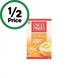 Woolworths Uncle Tobys Oats or Protein Oats Sachets offer