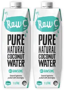 Coles Raw C Coconut Water offer