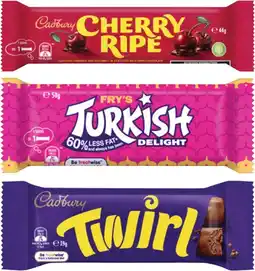 Coles Cadbury Chocolate Bar-50g offer
