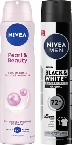 Coles Nivea Antiperspirant Aerosol Deodorant offer