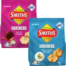 Coles Smith's Crackers offer