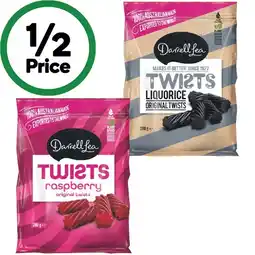 Woolworths Darrell Lea Liquorice Twists or Batch 37 260-280g offer