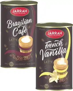 Coles Jarrah Latte Instant Coffee offer