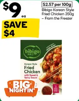 Woolworths Bibigo Korean Style Fried Chicken From the Freezer offer