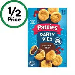Woolworths Patties Party Pies or Sausage Rolls offer