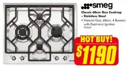 The Good Guys Classic Gas Cooktop Stainless Steel offer