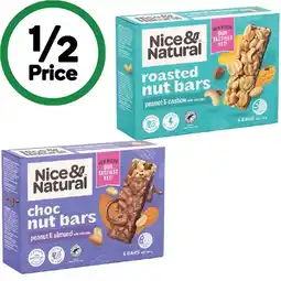 Woolworths Nice & Natural Nut Bars offer