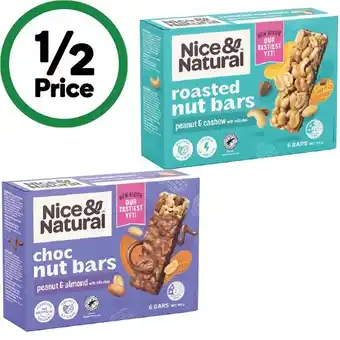 Woolworths Nice & Natural Nut Bars offer