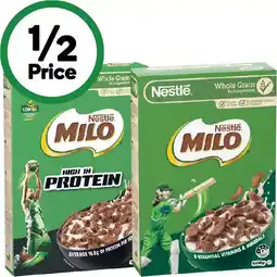 Woolworths Nestlé Milo Cereal offer