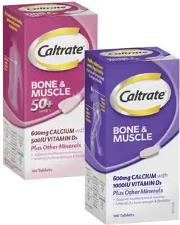 Coles Caltrate Bone & Muscle Health Tablets offer